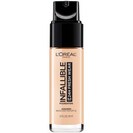 L'Oreal Paris Makeup Infallible Up to 24 Hour Fresh Wear Foundation, Ivory, 1 fl; Ounce