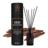 Reed Diffuser Oud 100ml - Fragrance Diffuser with Bamboo Sticks
