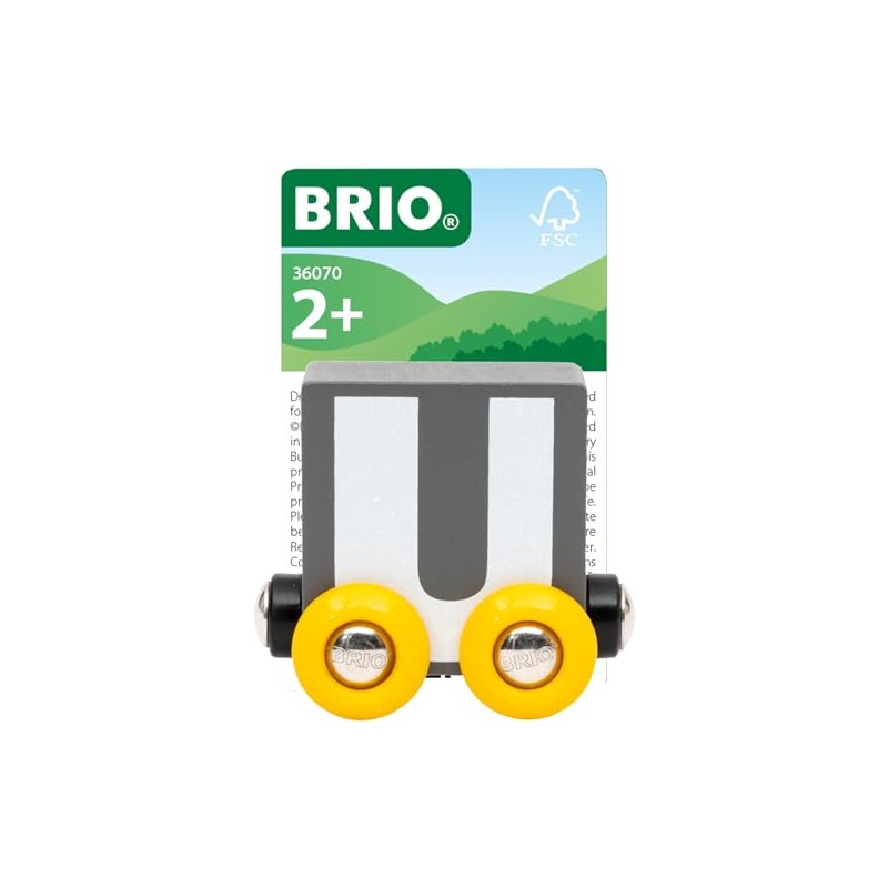 BRIO – Letter Train U | Wooden Train Set Accessory