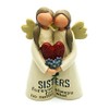 Beautiful Crafted Sisters Forever Angel Sentiment Decoration Gift
