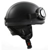 Stark H110 Leather Retro Oldtimer Helmet with Goggles Size S