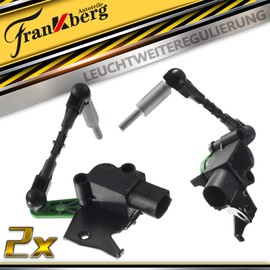 Frankberg 2x Level Sensor with Linkage G-E Air Suspension Front Left Right for A6 4G2 C7 4GC A6 Avant 4G5 4GD C7 A7 Sportback 4GA 4GF A8 4H2 4H8 4HC 4HL 2009-2019 4H0941286G