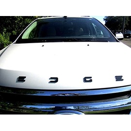 1 OEM Black Edge Emblem The Hood Badge 3D Compatible with Edge Glossy (Black)