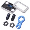RISK 7pcs Titanium Alloy Bicycle Presta Valve Cap Strong Hardness