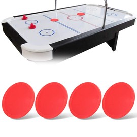 Zhjvihx Discos de Hockey de Aire de Plástico, Empujadores de Hockey de Aire de 3 Tamaños, Juegos de Hockey de Aire para Sala de Juegos para Mesas de Juego (Pequeño (63 mm))
