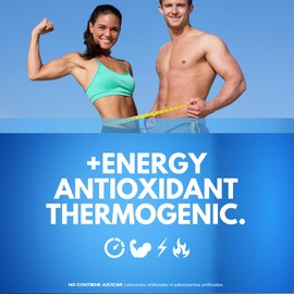 FLAIRFIT Thermoburner Suplemento L- Carnitina Premium, Pre-entreno, Base de Hojas de Té Verde, Guaraná, Pimienta de Cayena y Pimienta Negra, Vitamina C, B1, Linaza, Termogénico, Magnesio Fórmula natural, 60 Cápsulas