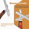 Antidious Hoof Knife Sharpener, 5 inch Farrier tool Honing Rod