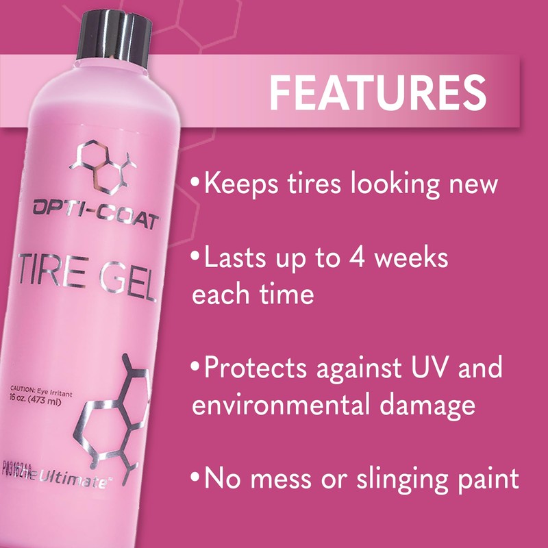 OPTI-COAT – Tire Gel – High Gloss Finish and Excellent