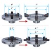 DEEFIINE 6 Inch Wood Lathe Chuck Set 1" x 8