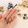 sourcing map 8Pcs Screw Round Head Rivet, 12mm Pull Ring