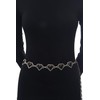 collezione alessandro Rosi Chain Belt with Hearts, Antique silver
