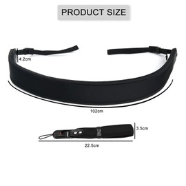 Kvadouly Camera Strap Set – Quick-Detachable Camera Neck and Camera Wrist Straps for DSLR and SLR Cameras, Suitable for Men and Women