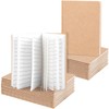 Koogel 24PCS Mini Notebooks,Lined Pocket Notepads 8.9x12.7cm Brown Notebooks Small