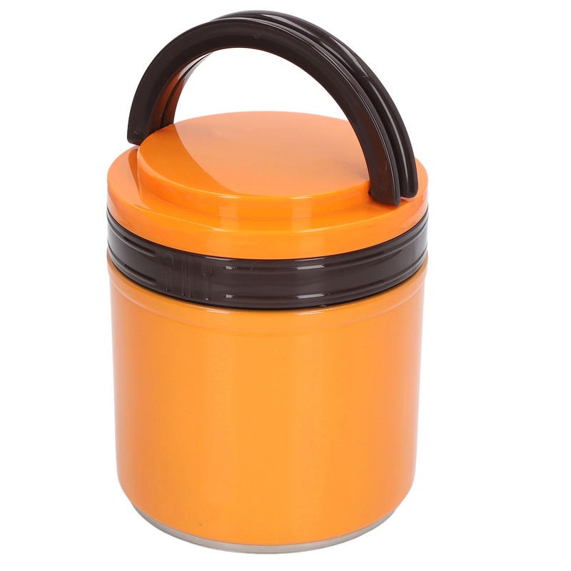 Insulated Food Jar 304 Stainless Steel Japanese Style Round Shape