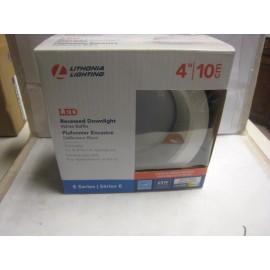 Lithonia 4BEMW E-series 4-inch Dimmable Matte White Baffle 3500k Led 90cri