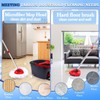 Spin Mop Replacements Head Compatible with Ocedar EasyWring 1-Tank System,Microfiber