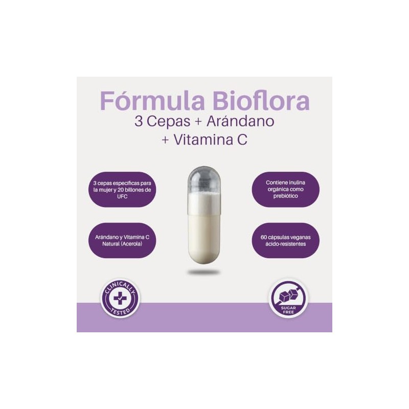 Probioticos Bioflora Pack Balance Femme, 6 diferentes cepas BIOFLORA