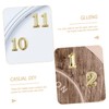 Mipcase 3 Sets Digital Clock Numbers Sturdy Replacement Numerals for