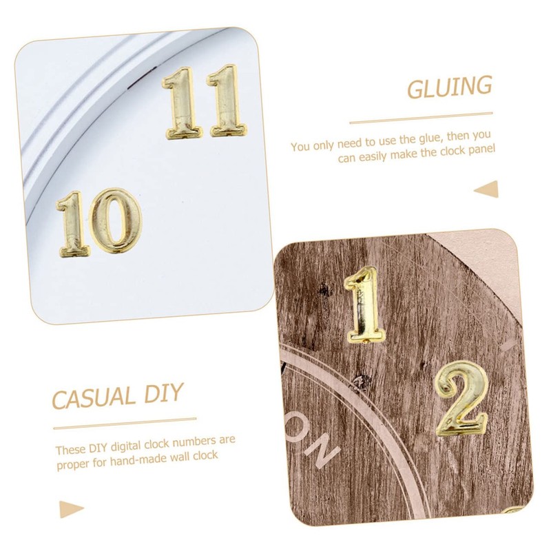 Mipcase 3 Sets Digital Clock Numbers Sturdy Replacement Numerals for