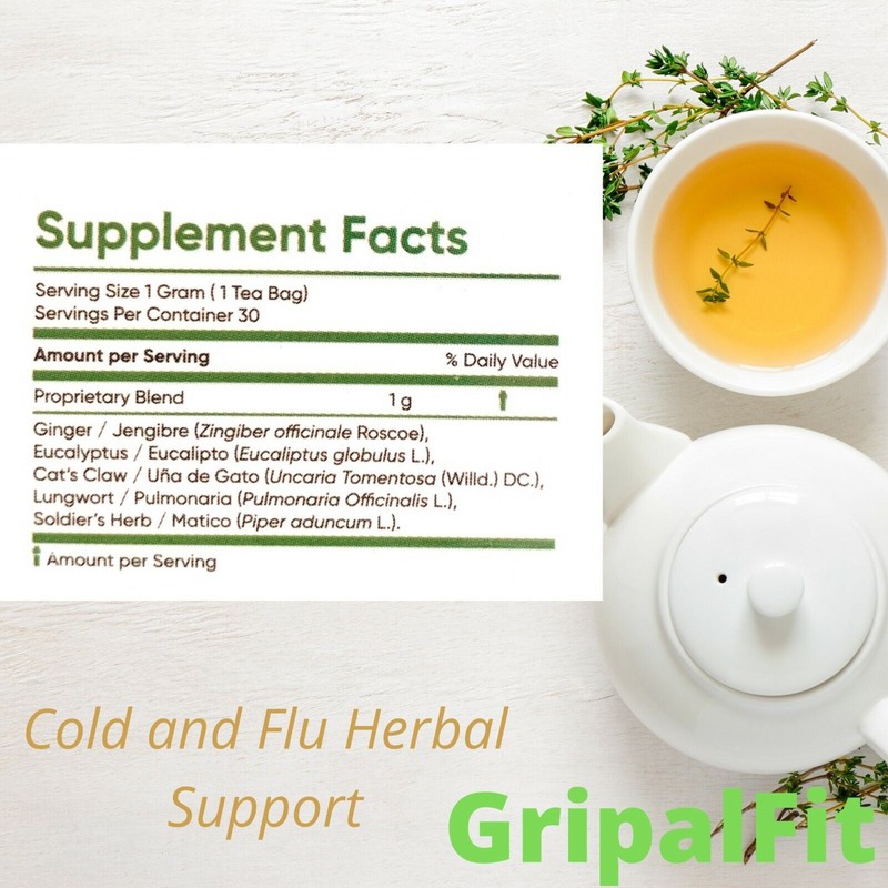 Hanan PS GRIPALFIT Natural Respiratory Care Herbal Tea ( 30