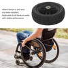 6in Wheelchair Wheel PU Non Slip Wear Resistant Strong Bearing