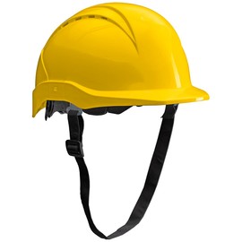 ACE Patera Safety Helmet - Work Head Protection - Hard Hat with Twist Lock, Ventilated and Adjustable - Yellow