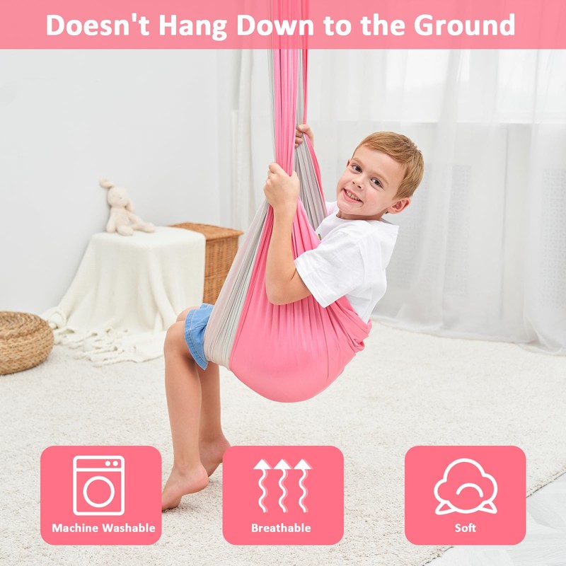 Sensory Swing,Therapy Swing for Kids with Special Needs (Hardware Included),Sensory