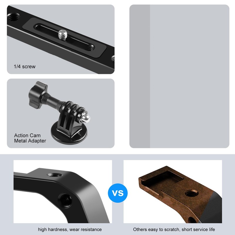 Underwater Diving Rig Tray Mount, Video Light Handheld Stabilizer with