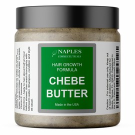 Chebe Hair Butter with Chebe Powder Hair Growth Conditioner All Natural Serum Thickening Strengthening For All Hair Types Made in USA