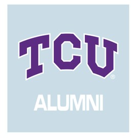 Texas Christian (TCU) Decal (TCU Alumni Decal (5''), 5 in)