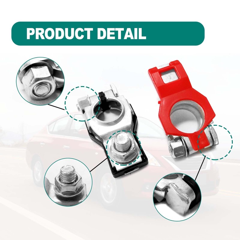 Battery Terminals for Nissan - Positive & Negative Auto Battery