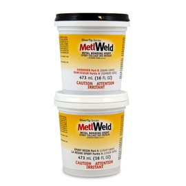 System Three MetlWeld Epoxy Adhesive, Quart Kit