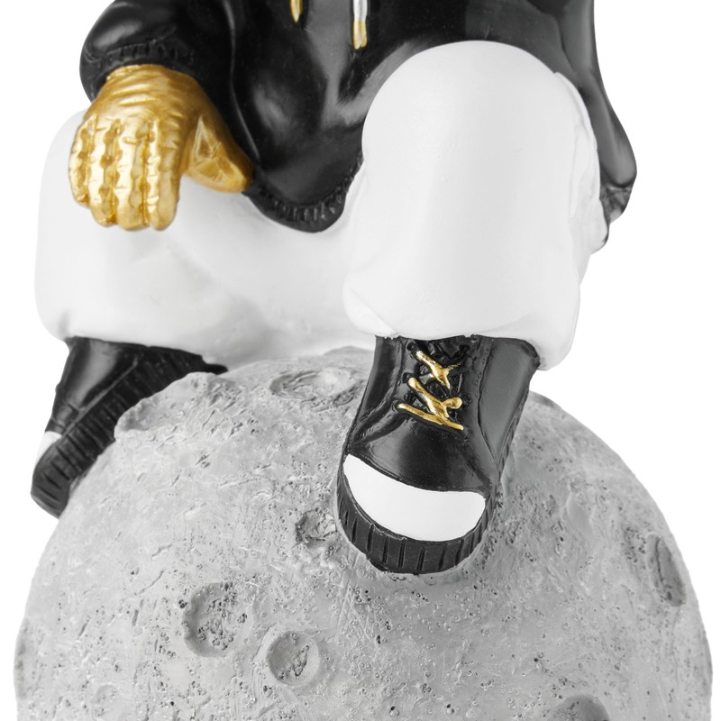 BRUBAKER Decorative Astronaut Sitting on the Moon in Cool Pose
