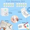 Vicbear Mini Sticker Printer, Sticker Maker Machine Printer with 10