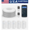 Tolviviov 8pcs WiFi Smart Door Window Alarm System DIY Wireless
