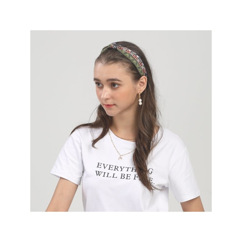 Lala 라라 에스닉 헤어밴드-KHAKI(LALAH512) Lala Ethnic Hairband - KHAKI (LALAH512)