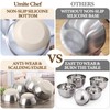 Umite Chef Mixing Bowls with Airtight Lids Set, 8PCS Stainless