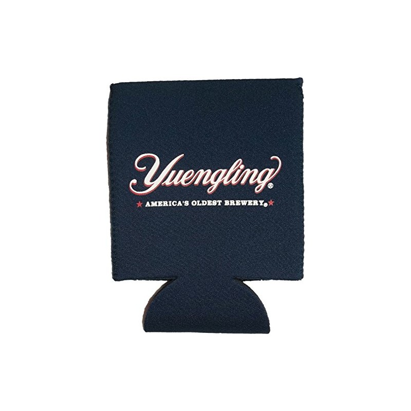 Yuengling Can Bottle Cooler Dark Blue Logo Neoprene