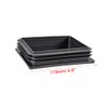 sourcing map 4Pcs 120mmx120mm(4.7inch) Plastic Tubing Plug Square Post End