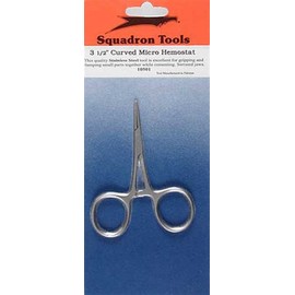 Squadron Products 3 1/2" Curved Micro Hemostat