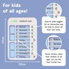 Magnetic Kids Chore Chart & Responsibility Board - 3-Way Mounting