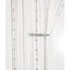 John Aird Dew Drop Beaded Chain String Curtain Panel (White)
