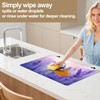 Stove Top Covers for Electric Stove,Purple Lavender Butterfly Heat Resistant