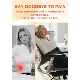 COTOM Back Brace for Lower Back Pain Women - Adjustable Lumbar Support Belts with 3D Massage Pad, Breathable Fabric for Sciatica, Herniated Disc, Scoliosis