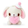 Sanrio 197262 Plush Toy (Heisei Uraare Character, Fluffy Heart) Sugar