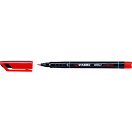 Overhead Pen - STABILO OHPen universal - Permanent Superfine - Pack of 10 - red