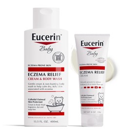 Eucerin Baby Eczema Relief Cream & Body Wash Baby Eczema Relief Cream Multipack, 21.5 oz