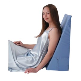 AlexOrthopedic 7" Durable Polyurethane Foam Bed Reading Wedge - Blue