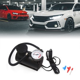 Sourcingmap Black DC 12V 300PSI Tyre Tire Electric Inflator Pump Air Compressor for Car Auto