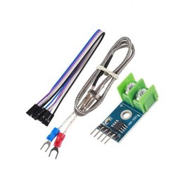 AEDIKO 2 Sets MAX6675 Module DC 3-5V with K Type Thermocouple Temperature Sensor Set with M6 Screw